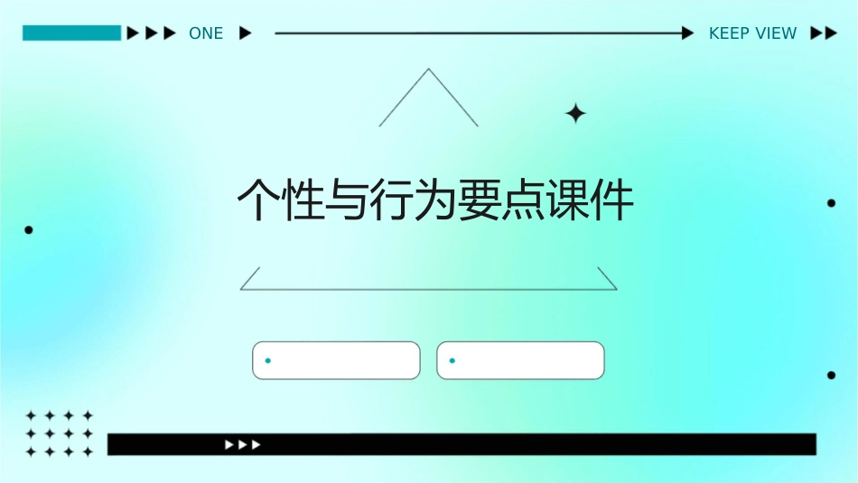 个性与行为要点课件1_第1页