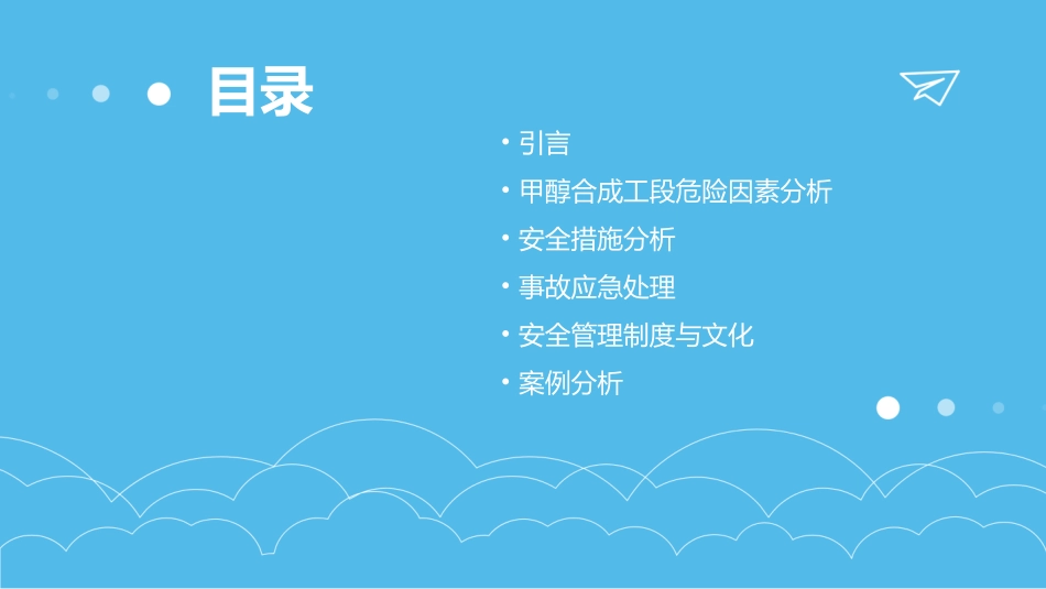 甲醇合成工段危险因素和安全措施分析课件_第2页