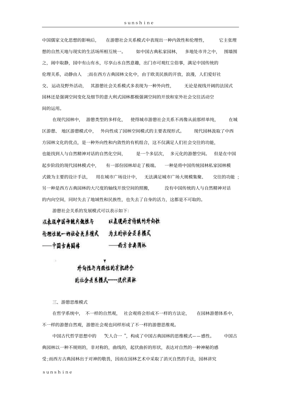 中西方园林游憩观的发展及比较分析_第3页
