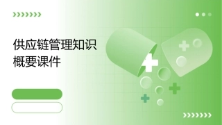 供应链管理知识概要课件1