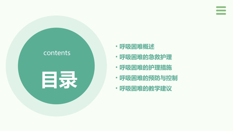 人卫版急诊与灾难医学之呼吸困难教学护理课件_第2页