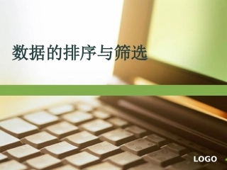 数据的排序与筛选