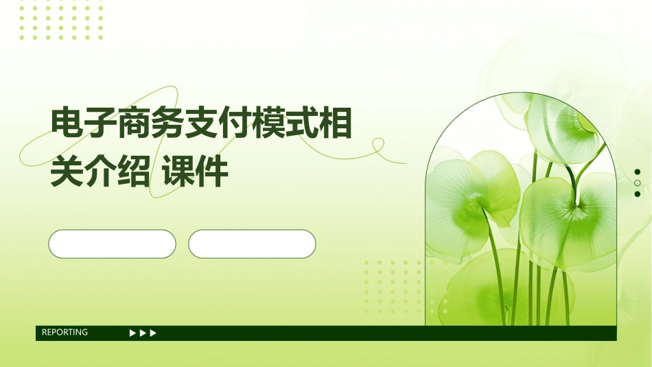 电子商务支付模式相关介绍 课件_第1页