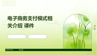 电子商务支付模式相关介绍 课件