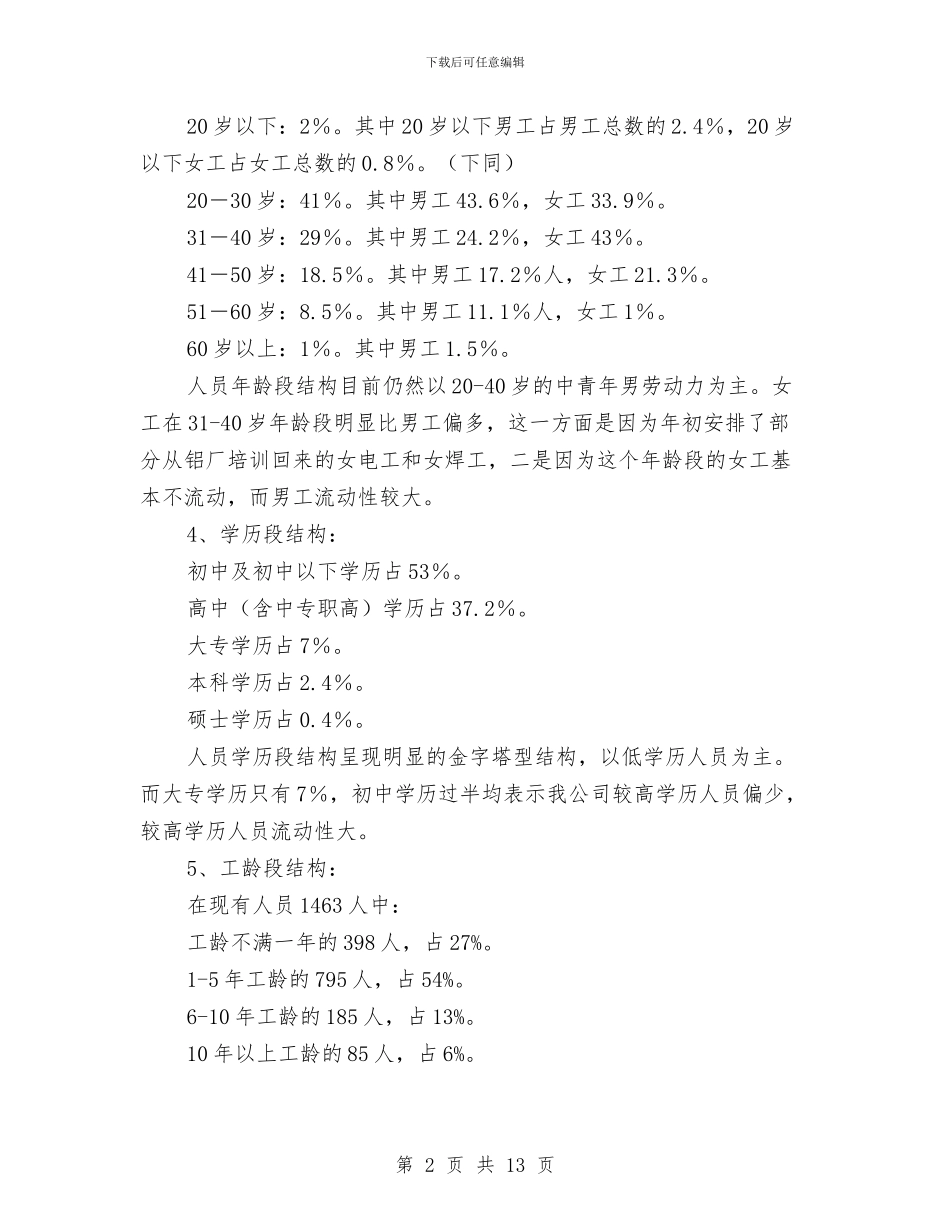 人力资源部工作总结及工作计划与人力资源部工作总结范文汇编_第2页