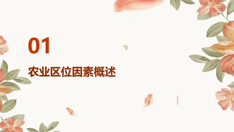 高三一轮复习农业区位因素通用课件_第3页