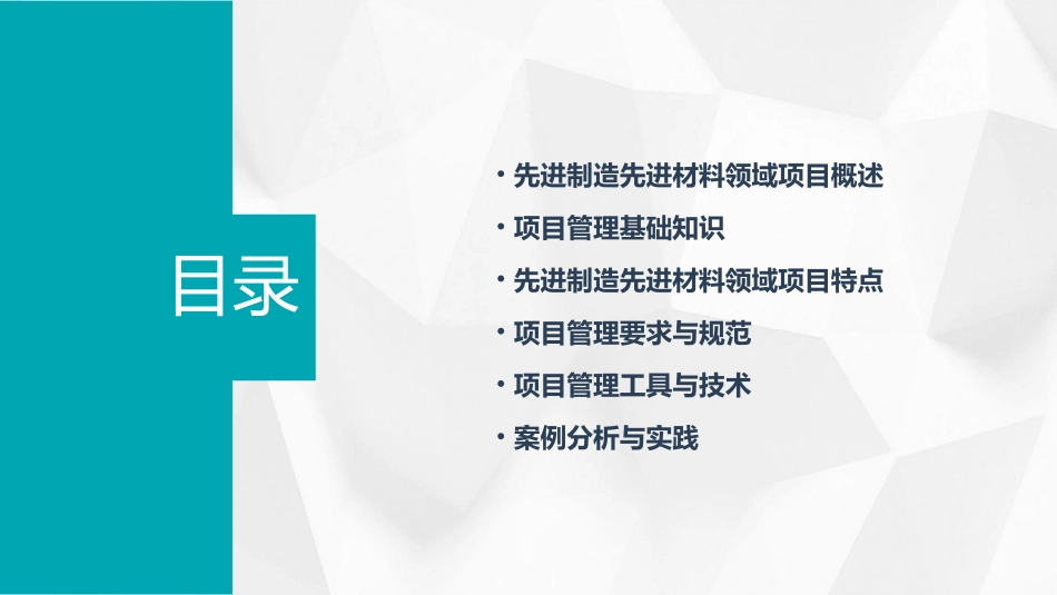 先进制造先进材料领域项目管理工作规范与要求课件_第2页