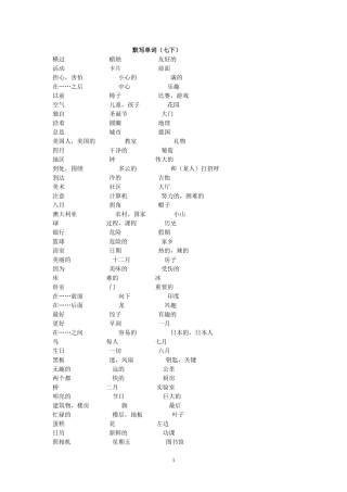 默写单词七下 (2)