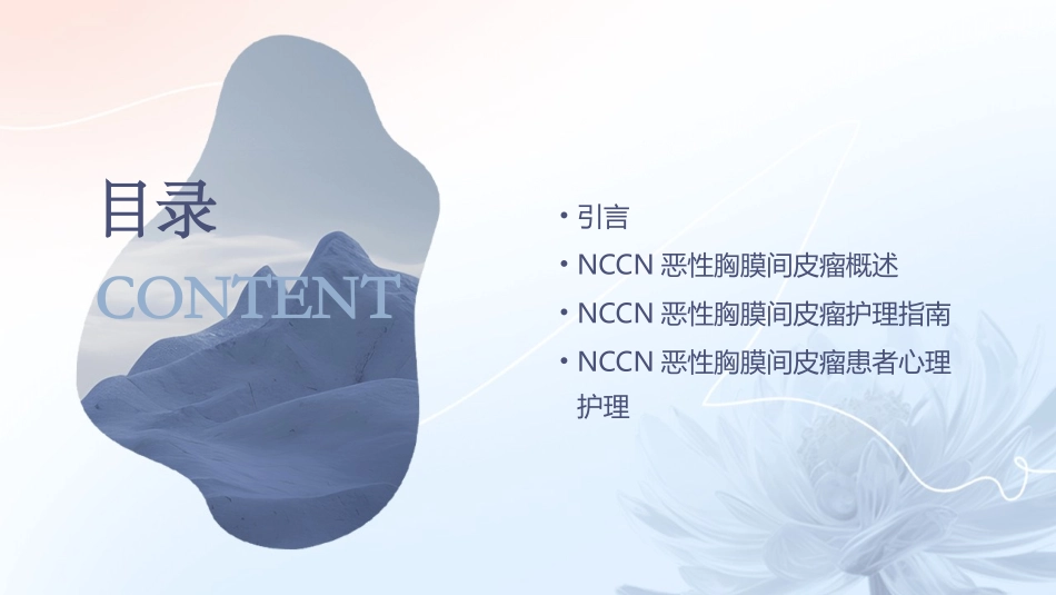 2020NCCN恶性胸膜间皮瘤V1修订护理课件_第2页