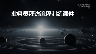 业务员拜访流程训练课件