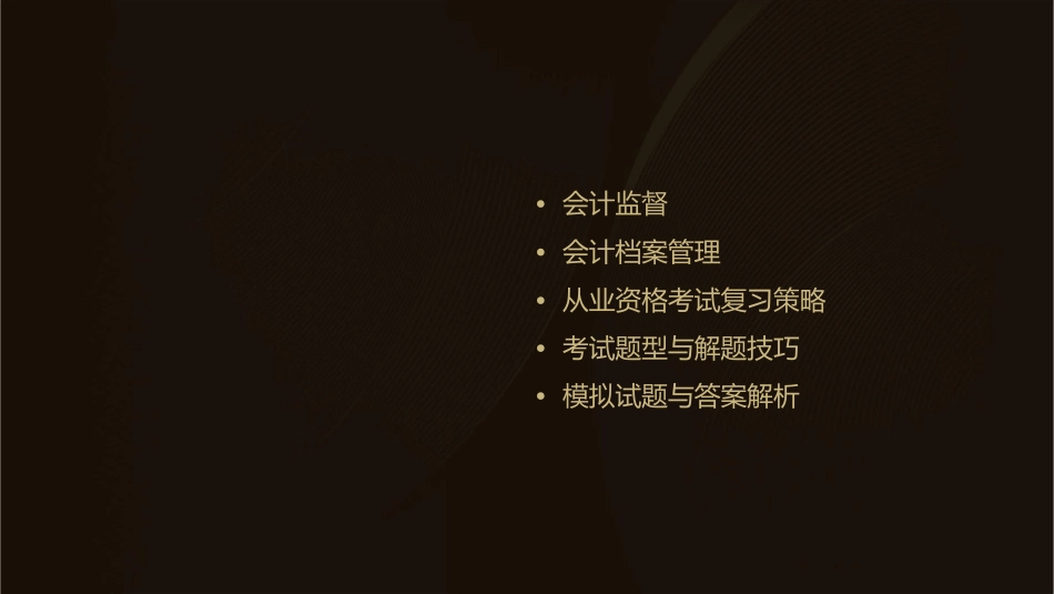 从业资格考试复习讲义│会计监督与会计档案管理课件1_第2页
