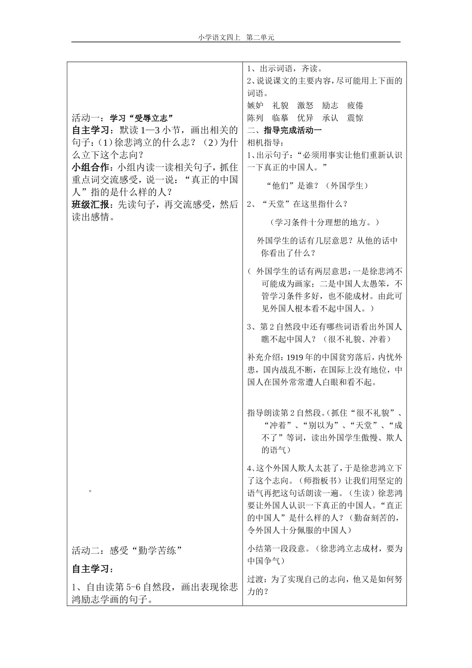 徐悲鸿励志学画导学案_第3页
