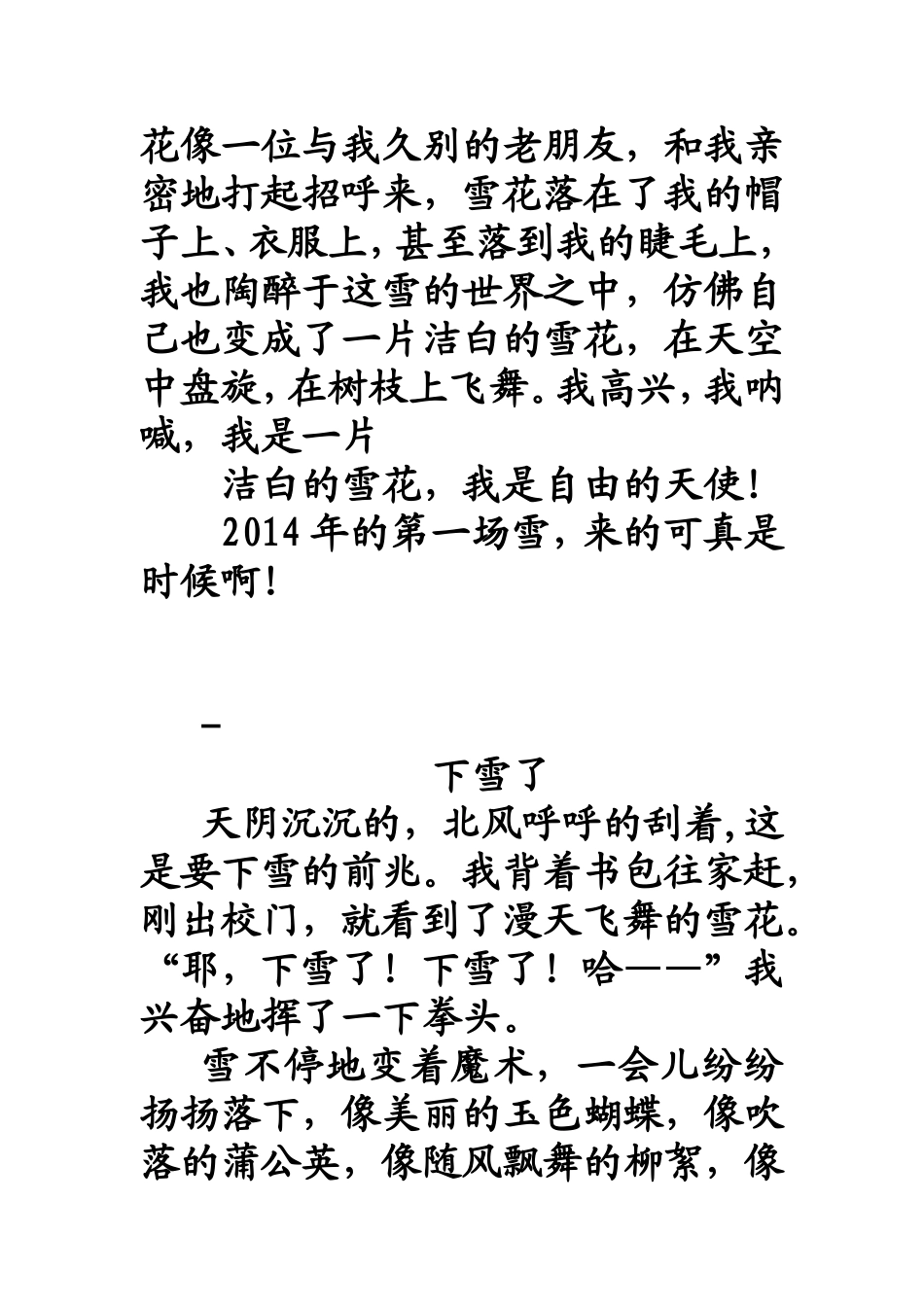 2014年的第一场雪_第2页