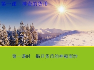 【政治】11《揭开货币的神秘面纱》