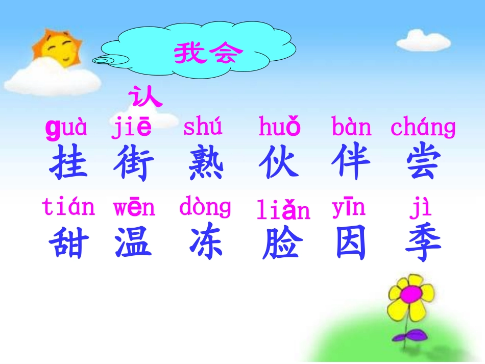 公开课四个太阳幻灯片_第3页