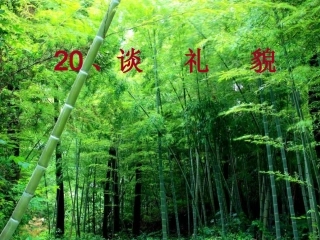 谈礼貌PPT课件苏教五年级下恢复