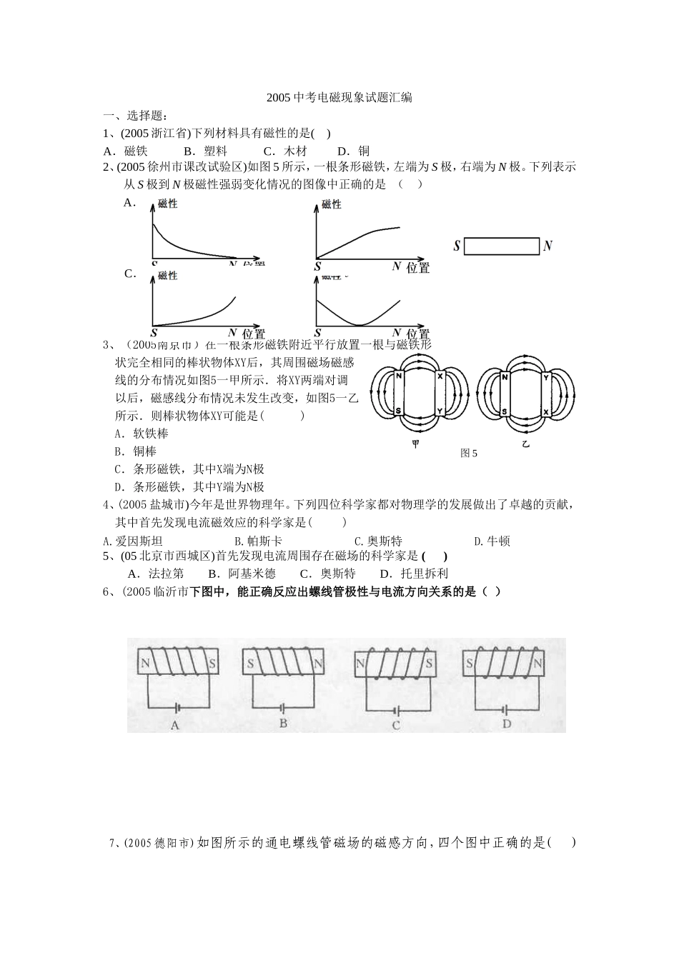 电磁现象专题_第1页