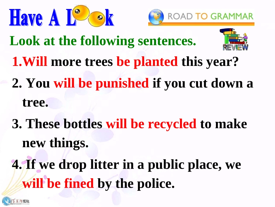 [中学联盟]江苏省南京市长城中学八年级英语下册《Unit8AgreenworldGrammar》课件_第3页