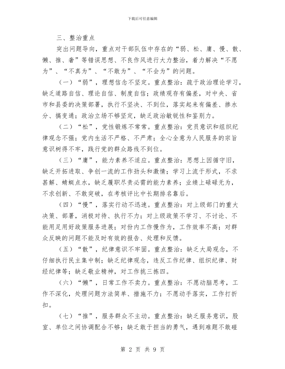 人社局开展作风整顿实施方案与人社局标准化实施年活动方案汇编_第2页