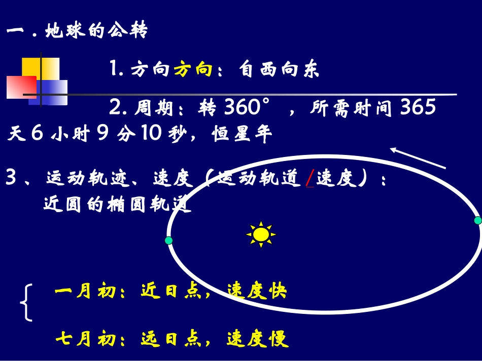 地球公转的地理意义_第2页