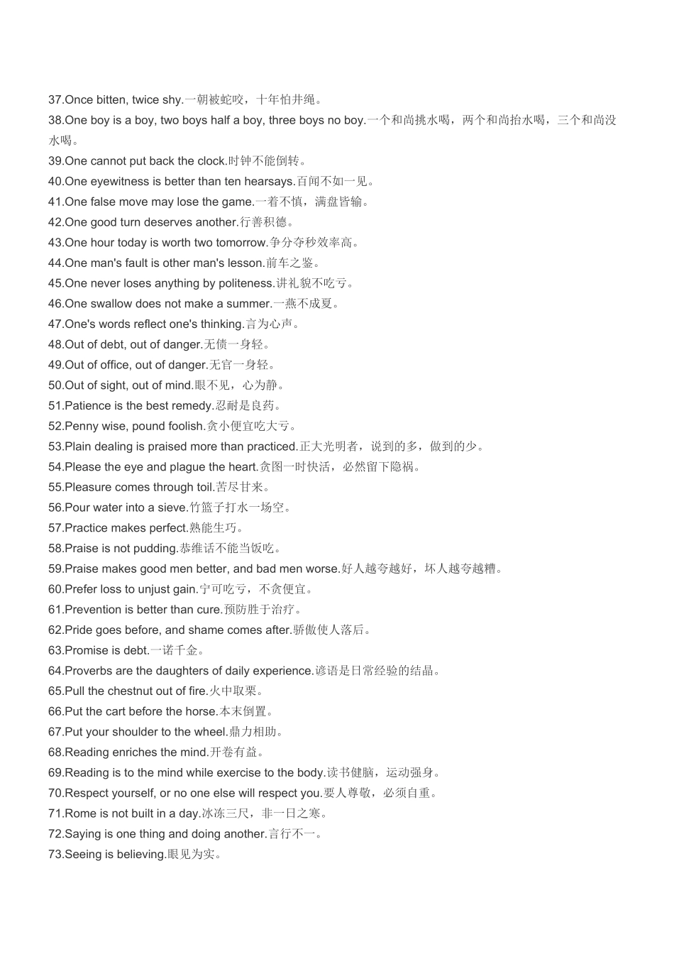 英语谚语 (2)_第2页