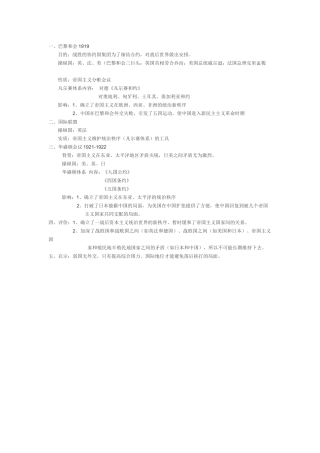 凡尔赛-华盛顿体系