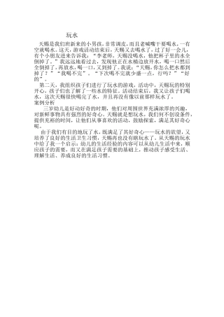 玩水MicrosoftWord文档