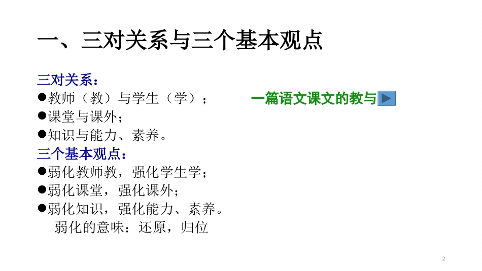 关于教学改革的原点思考（余文森）_第2页