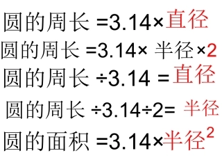 圆的周长和面积的练习
