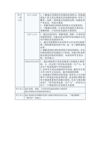 九下四单元教学目标