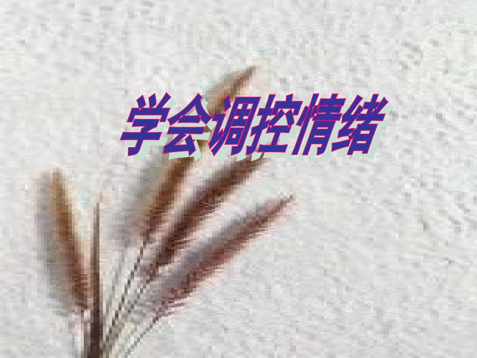 学会调控情绪一_第2页