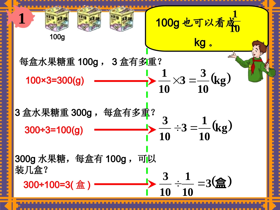 六年级上册数学分数除以整数_第3页