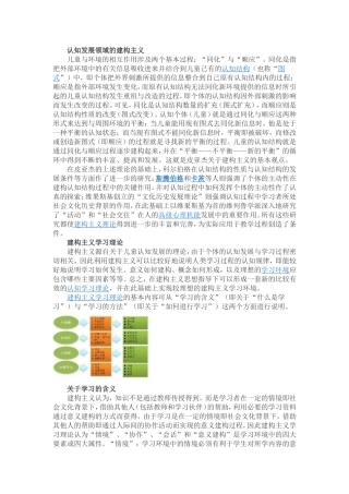 认知发展领域的建构主义