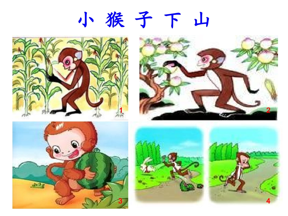 猴子种果树课件_第1页