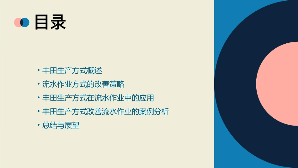 丰田生产方式通过实践分析改善流水作业方式分解课件_第2页
