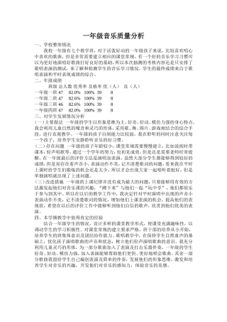音乐成绩分析表