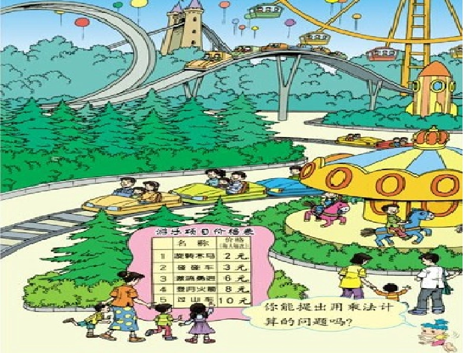 人教版三年级上册《多位数乘一位数口算乘法》课件_第2页