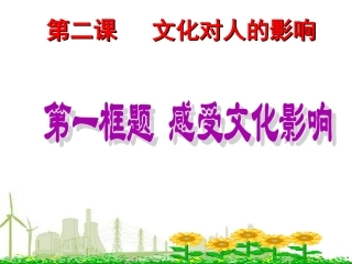 感受文化影响