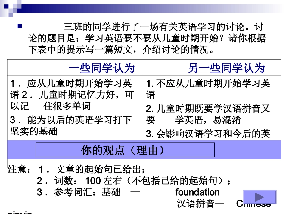 英语观点对比类作文写作技巧_第2页