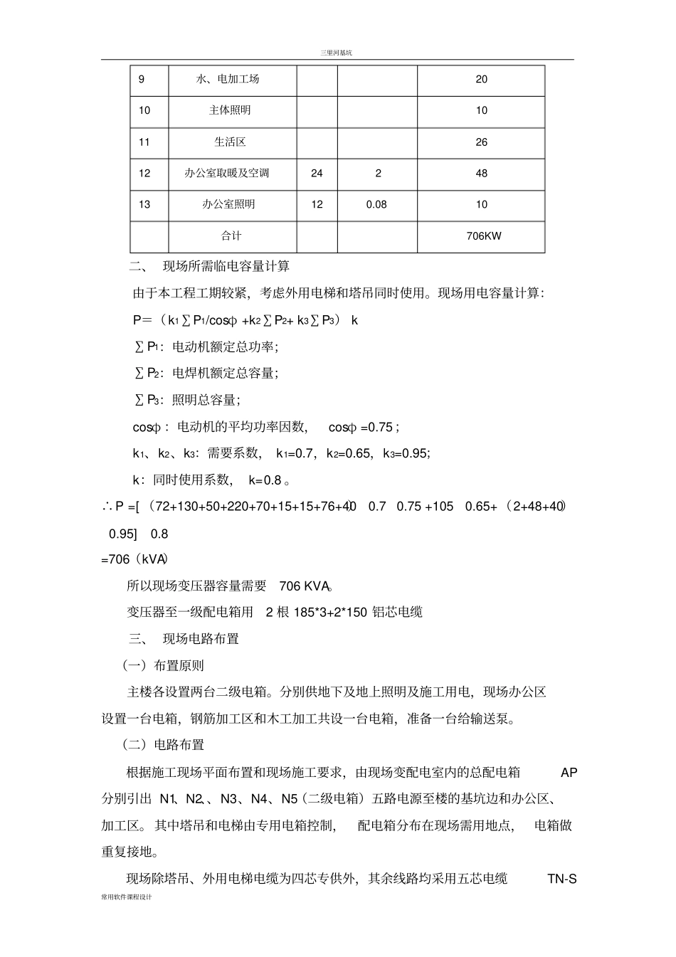 临水、临电施工方案模板_第3页