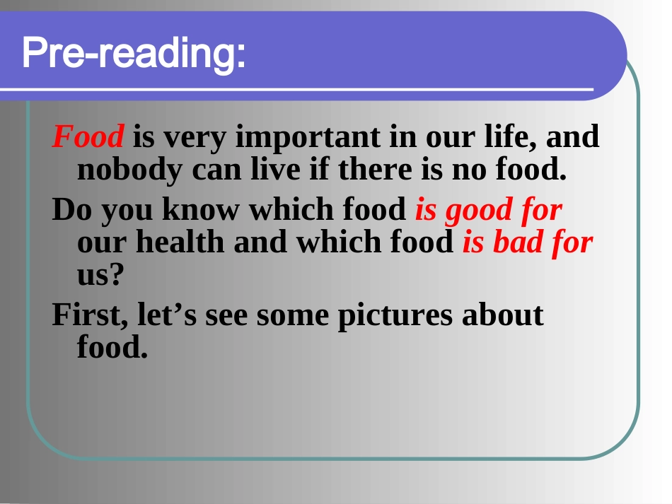 以食物为主题的英语阅读课件（马朝红_第2页