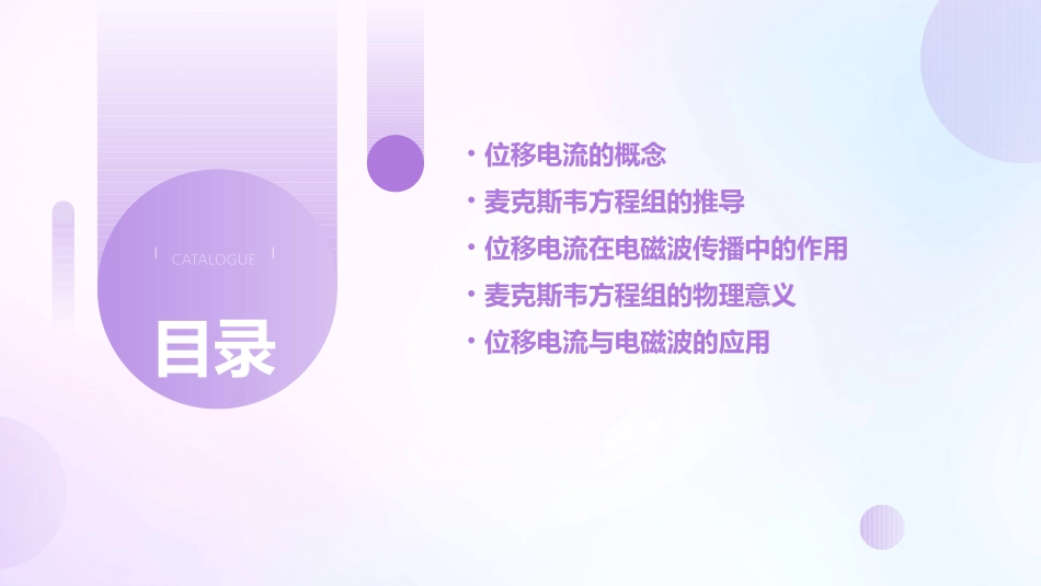位移电流与麦克斯韦方程组课件_第2页