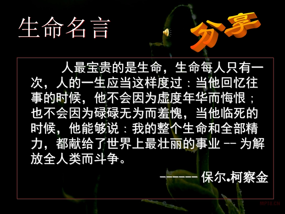 主题班会：敬畏生命_第2页