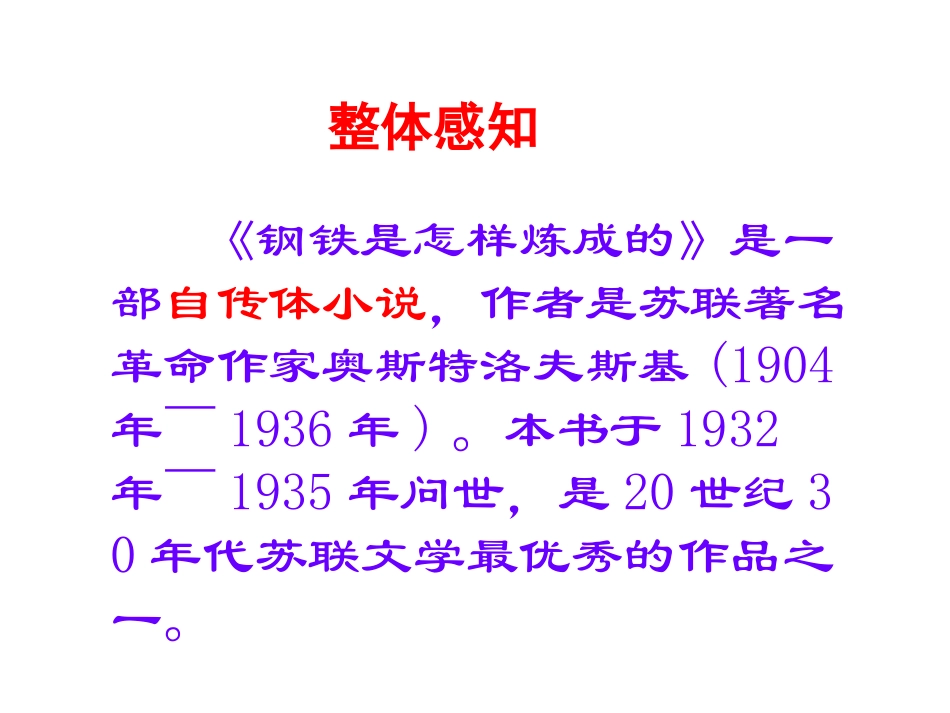 钢铁是怎样炼成的_第3页