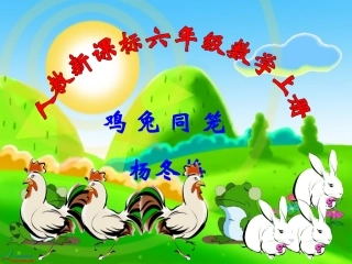 《鸡兔同笼》课件（杨冬梅