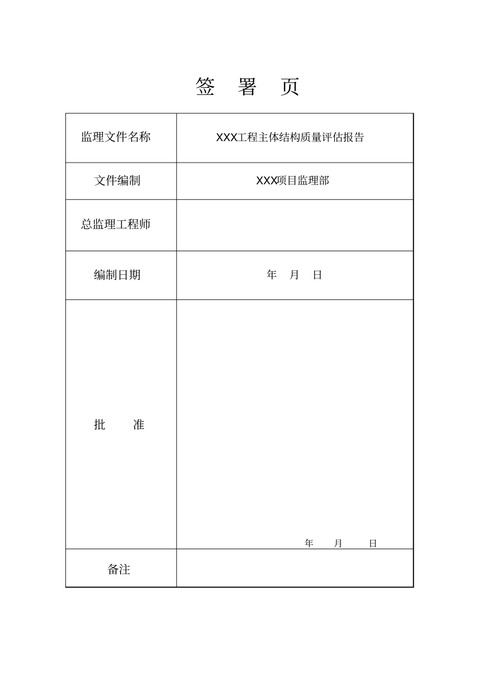 主体结构评价报告范本_第2页