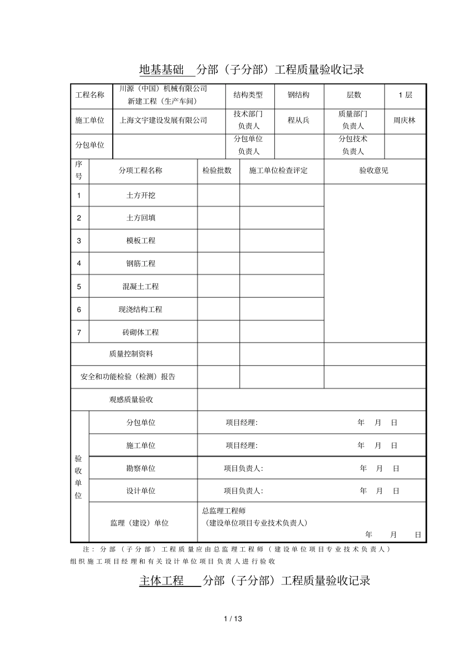 主体验收记录_第1页