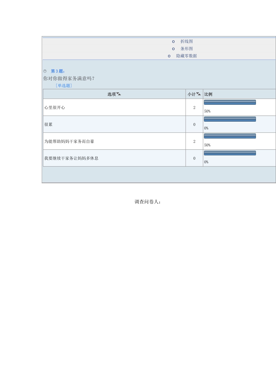 小学生做家务情况调查问卷_第2页