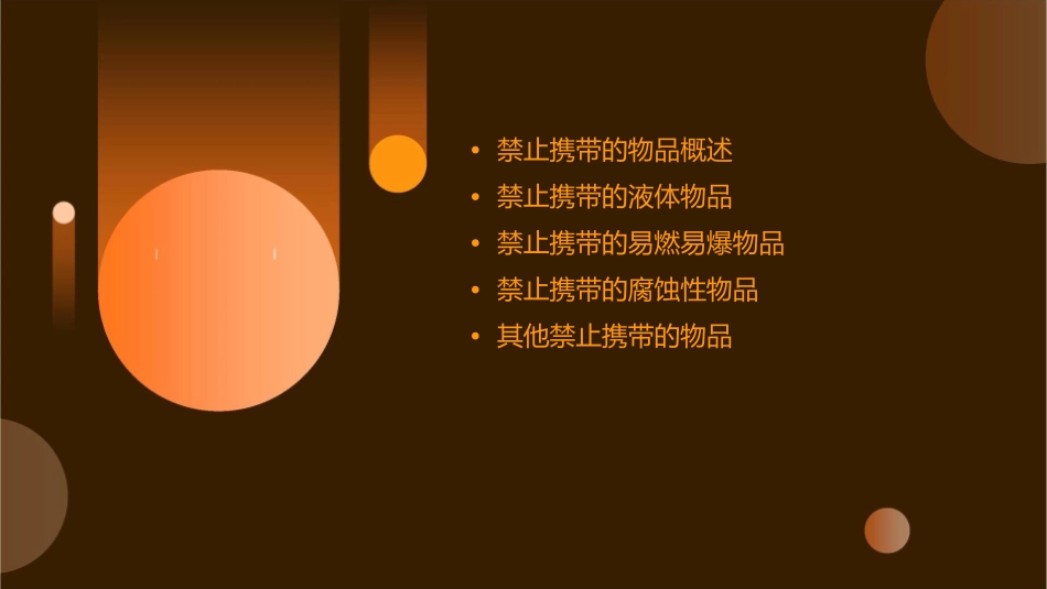 乘坐飞机禁止携带的物品清单课件1_第2页