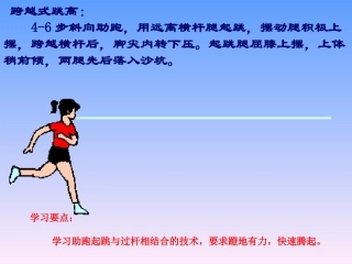 跨越式跳高课件